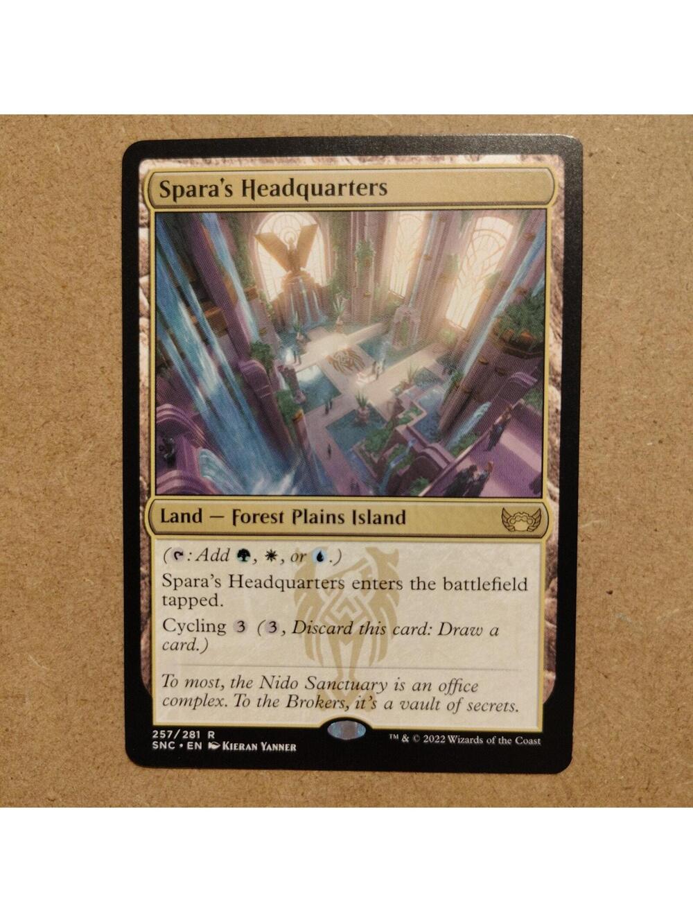 MTG Single Spara's Headquarters Rare Land 2022